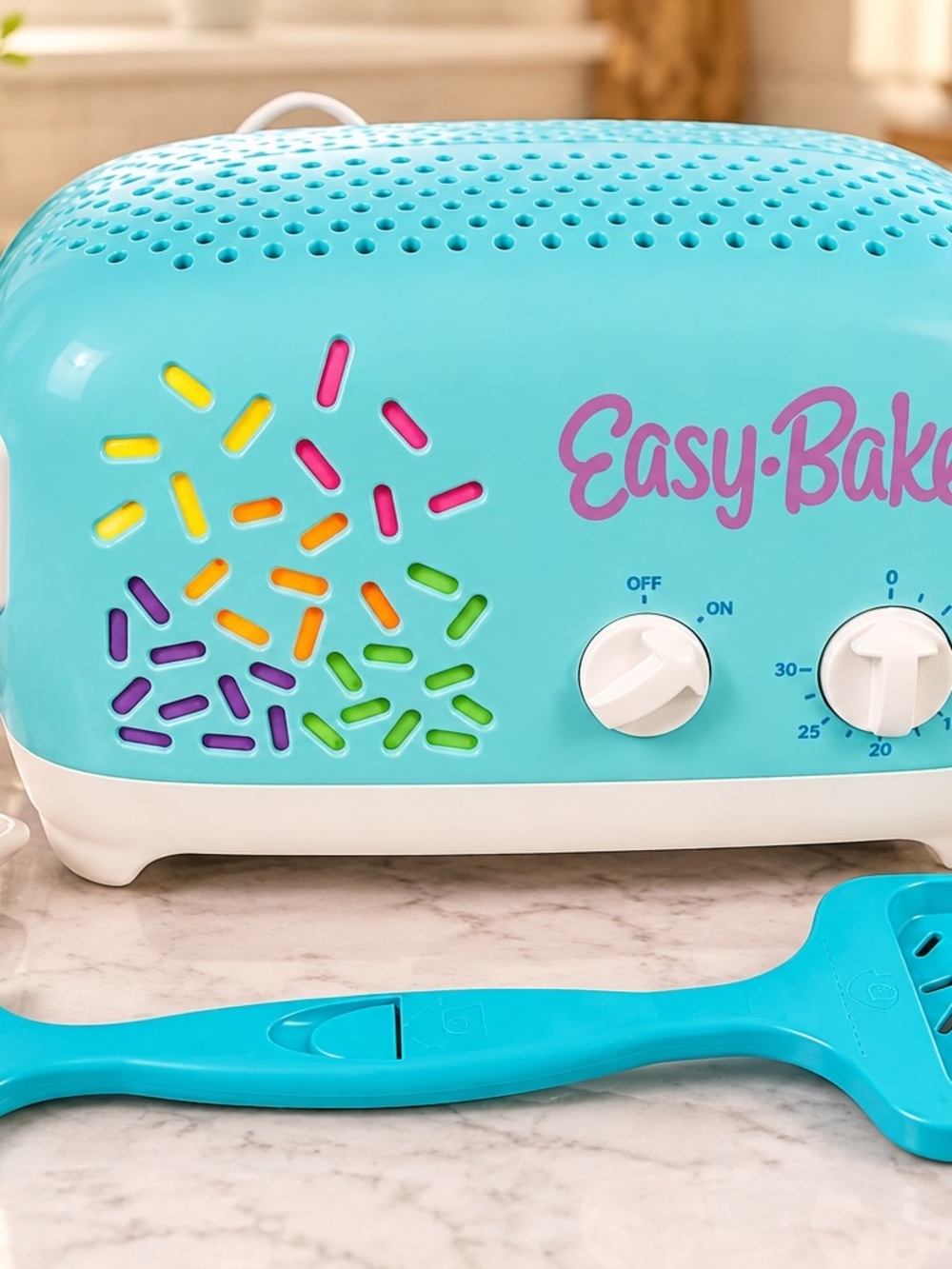 Easy-Bake Ultimate Oven Turquoise Blue Open Box New Missing Tray Hasbro 8+